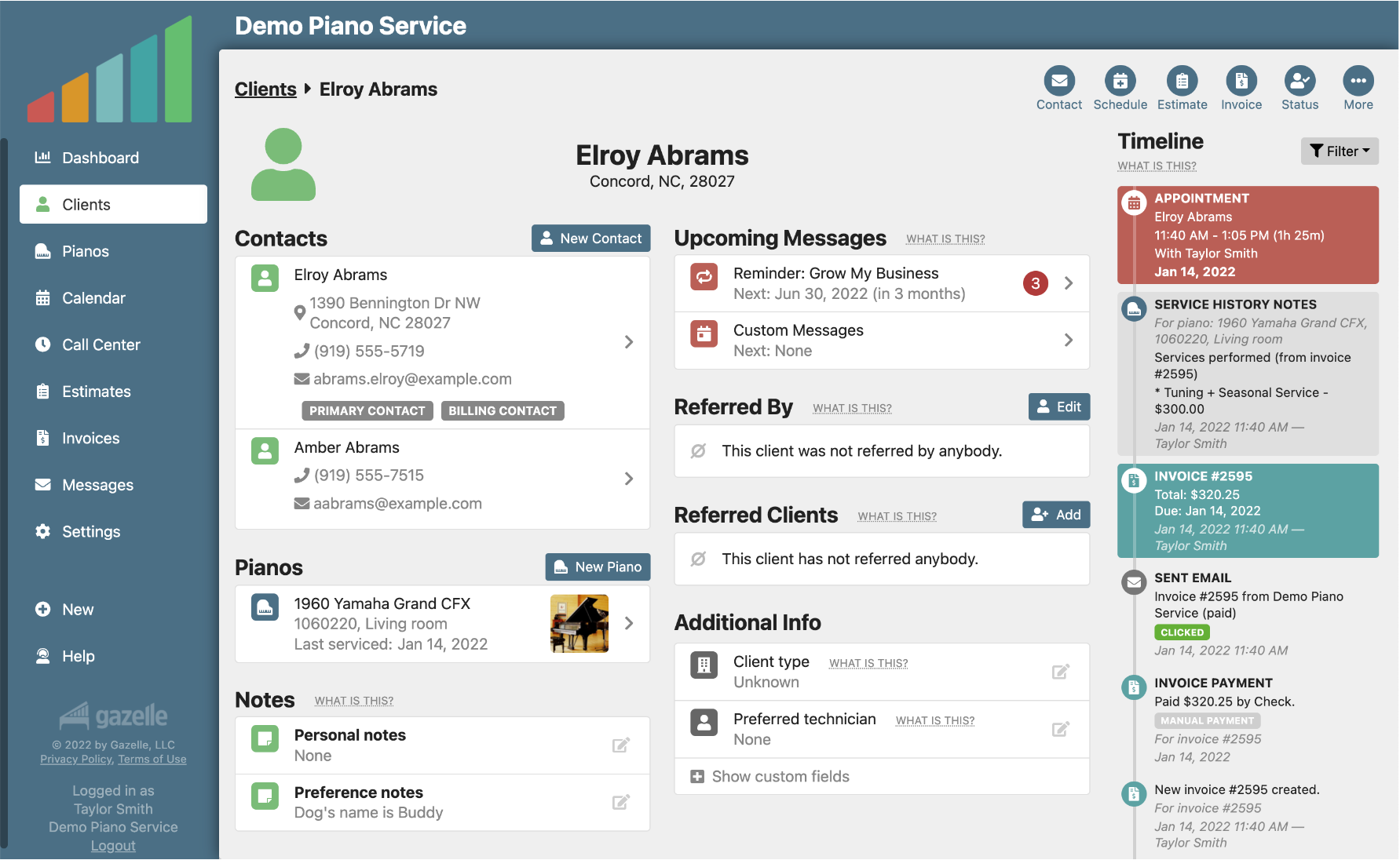 Client Screenshot