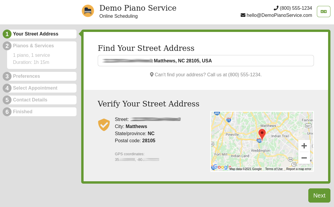 Self Scheduler Screenshot